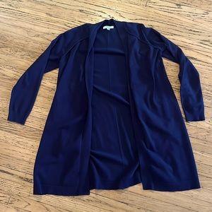 89th + Madison dark blue cardigan